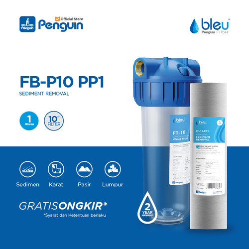 Filter Cartridge 10 inch Penguin FB 10 PP 1 Micron Profesional