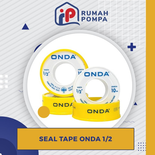 [EZM.1161261] Seal Tape Onda 12 mm 10 meter 1/2" Paket Grosir