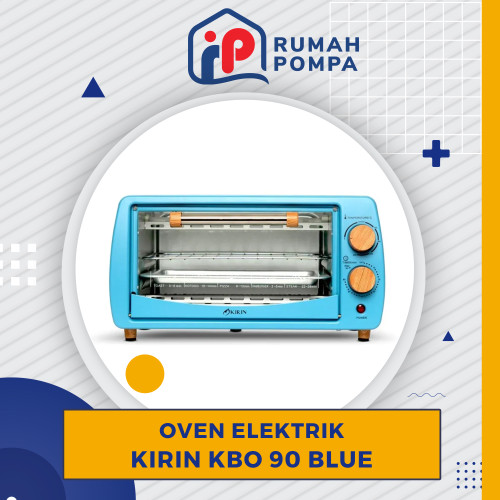 [EZM.1160256] Oven Listrik Kirin Low Watt Oven KBO 90 Blue