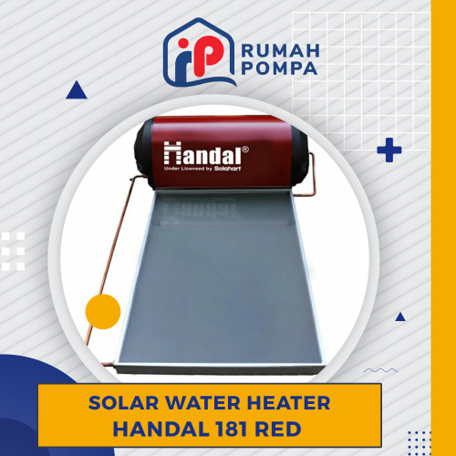 [EZM.1160311] Pemanas Air Tenaga Matahari | Solar Water Heater Handal 181 Red
