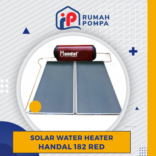 [EZM.1160312] Pemanas Air Tenaga Matahari | Solar Water Heater Handal 182 Red