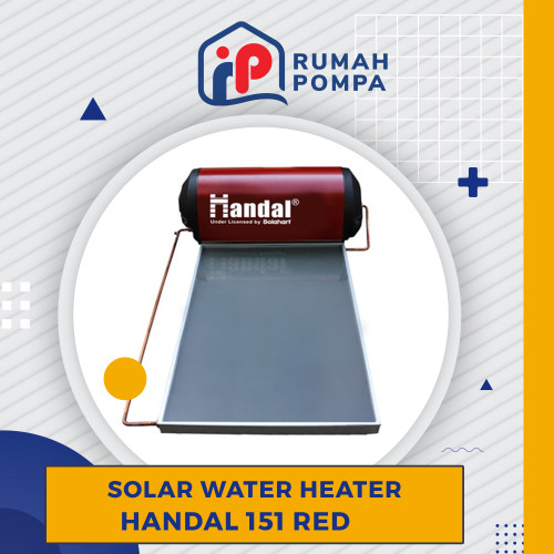 [EZM.1160313] Pemanas Air Tenaga Matahari | Solar Water Heater Handal 151 Red