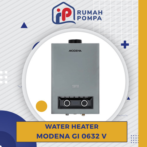 [EZM.1161289] Water Heater Gas Instan Modena GI 0632 V