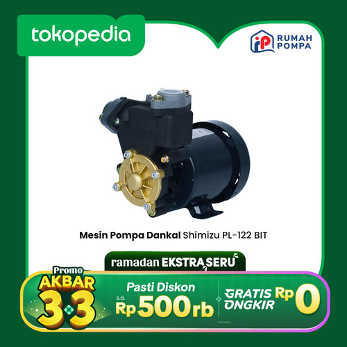 [EZM.1160399] Pompa Air Tahan Karat Shimizu PL 122 BIT