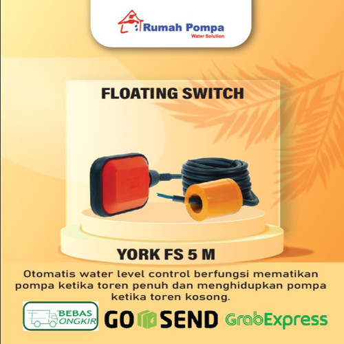 [EZM.1160400] FLOAT SWITCH YORK 5M - pusat