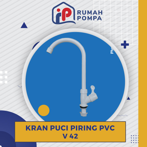 [EZM.1160433] Kran Cuci Piring | Kran Angsa PVC 1/2" V42