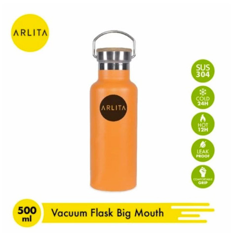 [EZM.1160482] Botol Minum Stainless Steel | Tahan Panas Dingin 12 Jam | 500 ML