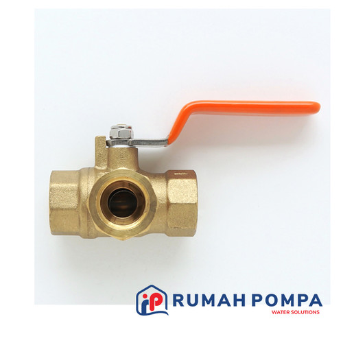 [EZM.1161367] Onda Ball Valve 3 Way 1/2 inc Kuningan