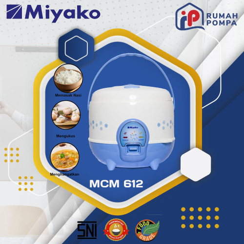 [EZM.1160529] Rice Cooker Miyako Magic Warmer Plus MCM-612