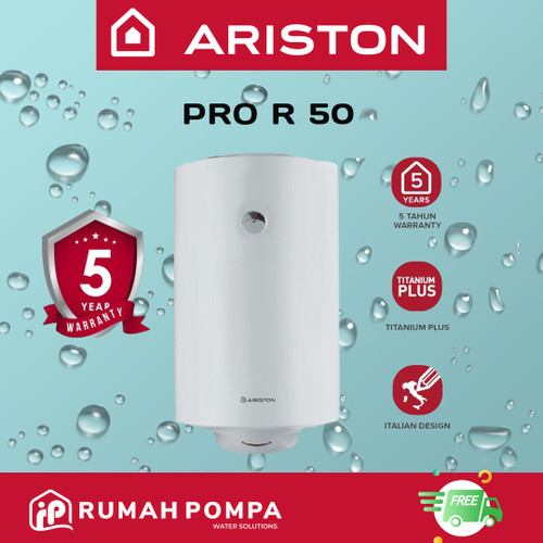 [EZM.1160551] Water Heater Listrik Ariston 50 Liter PRO R 50 L