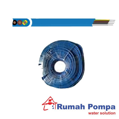 [EZM.1160574] Kabel Submersible 3x1.5 Wilson Cable Sub Flat 50 Meter