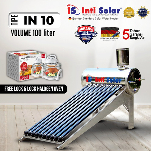 [EZM.1160598] Solar Water Heater INTI SOLAR 10 IN Full Stainless