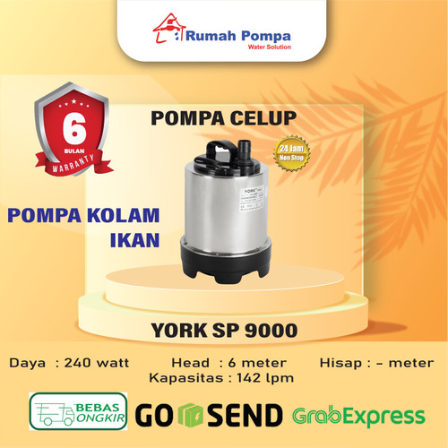 [EZM.1161434] Pompa Celup Magnetic YORK SP 9000