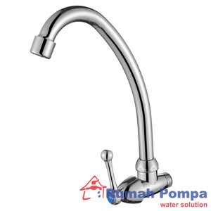 [EZM.1160654] Keran Cuci Piring Dinding Model Angsa Onda V 638 F
