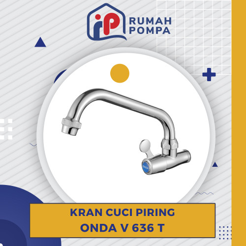 [EZM.1160663] Keran Cuci Piring Dinding Model Angsa Onda V 636 T