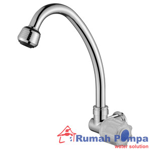 [EZM.1160664] Keran Cuci Piring Dinding Model Angsa Onda V 633 SU