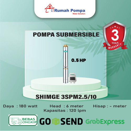[EZM.1160707] Pompa Submersible 3 Inc SHIMGE 3SPM2,5/10