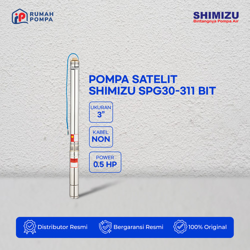 [EZM.1160716] POMPA SUBMERSIBLE 0.5HP SHIMIZU SPG30-311 BIT NON KABEL