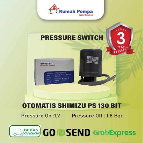 [EZM.1161537] Otomatis Presure Switch Shimizu Ps 130 Ori | SURABAYA