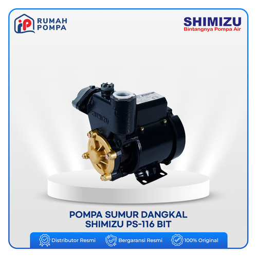 [EZM.1160735] POMPA AIR SHIMIZU PS-116 BIT ORIGINAL MAKASAR
