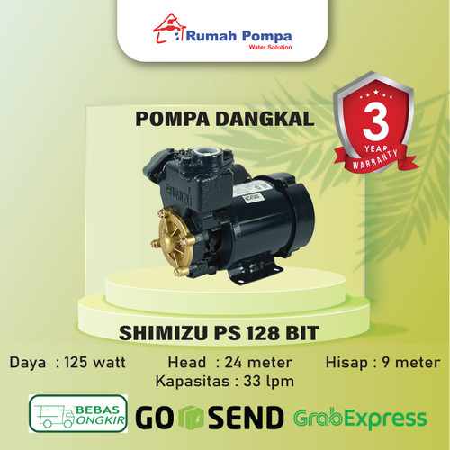 [EZM.1161576] POMPA AIR SHIMIZU PS-128 BIT ORIGINAL BANDUNG