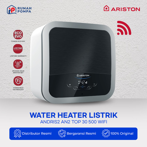 [EZM.1160751] Pemanas Air Listrik | Water Heater Ariston Andris2 AN2 TOP 15 350 Wifi