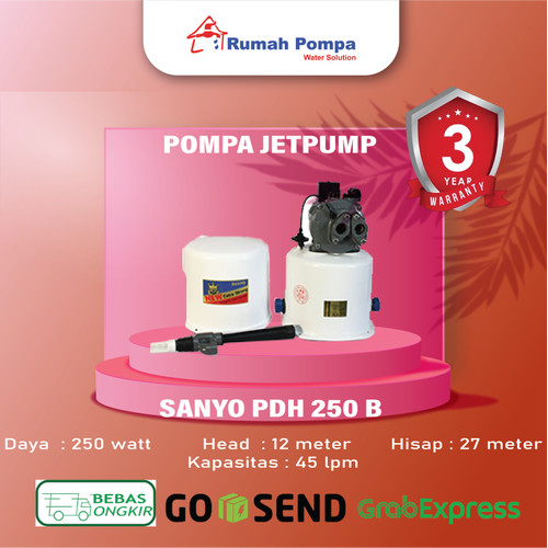 [EZM.1160767] PDH 250 B MESIN POMA AIR JETPUMP SANYO