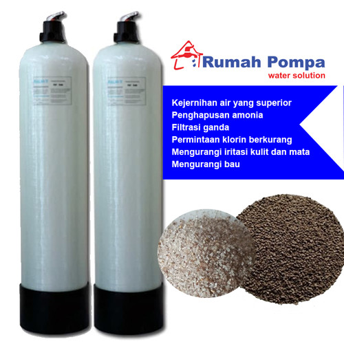 [EZM.1160778] PAKET FILTER 2 A SILICA + ZEOPLUS UNTUK AIR KOTOR