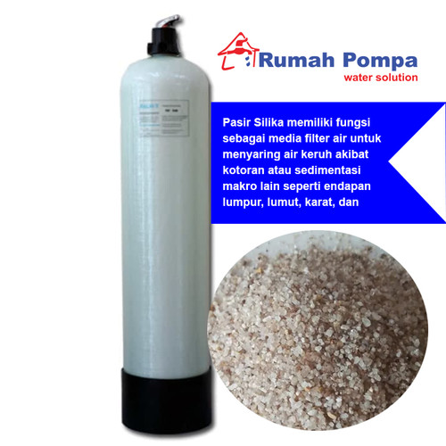 [EZM.1160779] PAKET FILTER 1 C | MEDIA PASIR SILICA UNTUK LUMPUR, TANAH, PASIR