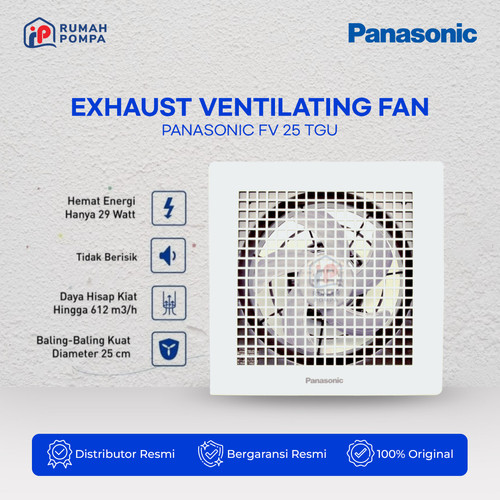 [EZM.1160832] Ceiling Exhaust Ventilating Fan Panasonic 10" (25 cm) FV 25 TGU