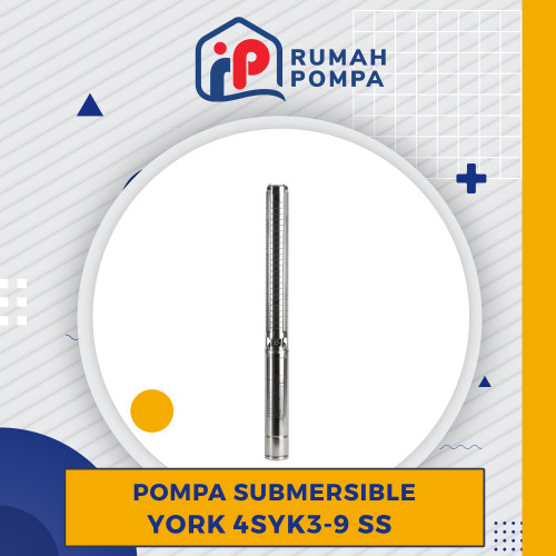 [EZM.1161637] Pompa Submersible Stainles York 4SYK3-9Ss