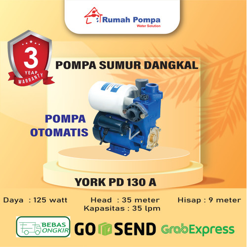 [EZM.1161645] Pompa Air Otomatis YORK PD 130 A