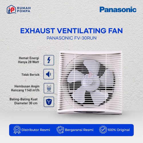 [EZM.1160882] Exhaust Dinding / Tembok Panasonic FV-30RUN