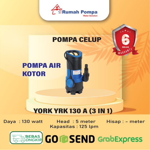 [EZM.1161690] POMPA CELUP YORK YRK 130 AUTO (3 in 1)