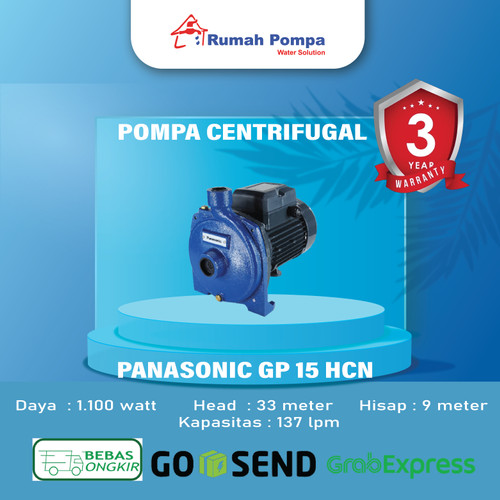 [EZM.1161783] POMPA CENTRIFUGAL PANASONIC GP 15 HCN