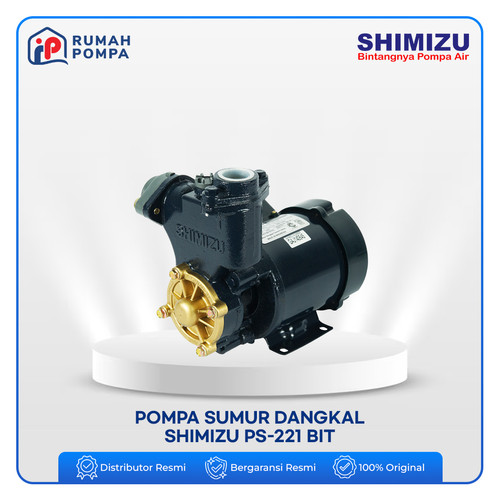 [EZM.1161050] POMPA AIR SHIMIZU PS-221 BIT ORIGINAL GARANSI 1TH