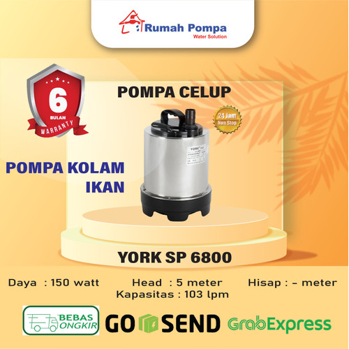 [EZM.1161861] Pompa Celup Magnetic YORK SP 6800