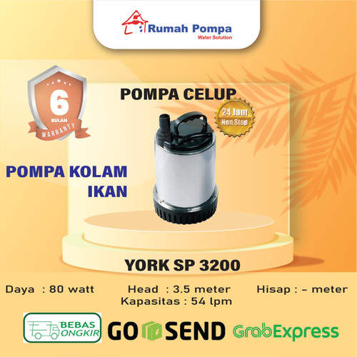 [EZM.1161064] Pompa Celup Magnetic YORK SP 3200
