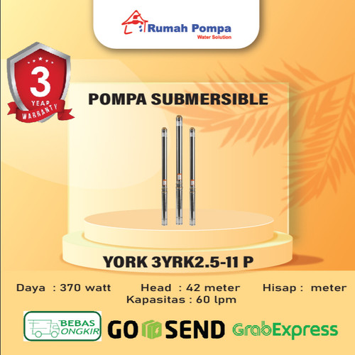 [EZM.1161875] SUBMERSIBLE YORK 3SYK2.5-11P 0.5HP