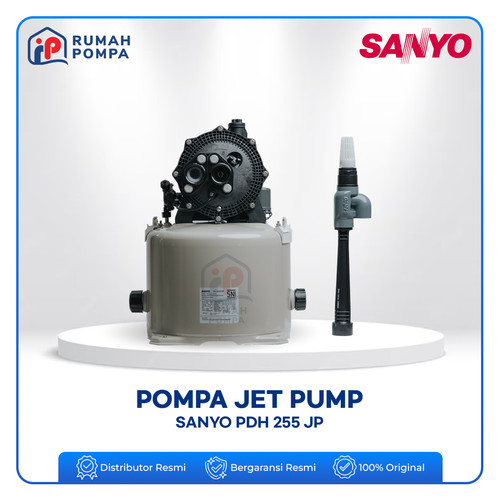 [EZM.1161200] MESIN POMPA AIR JETPUMP SANYO PDH 255 JP