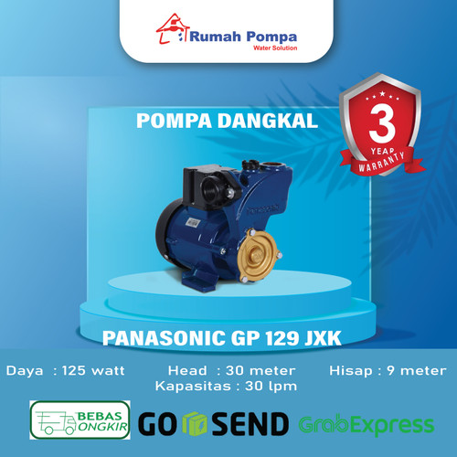 [EZM.1161953] Mesin Pompa Air Panasonic GP 129 JXK