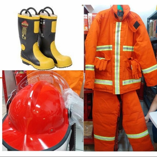 PAKET BAJU PEMADAM KEBAKARAN KOMPLIT FIRE EXTINGUISHER COAT SUIT JAKET