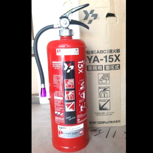 Apar yamato ya-15x 4,5kg multipurpose dry powder fire extinguisher