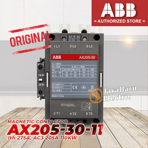 [EZM.5800087] Kontaktor Contactor ABB AX205 AX205-30-11 110V 220V 380V