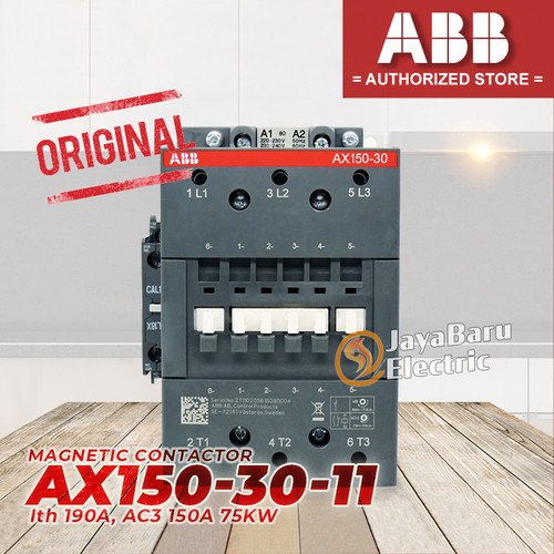 [EZM.5800089] Kontaktor Contactor ABB AX150 AX150-30-11 150A 110V 220V 380V