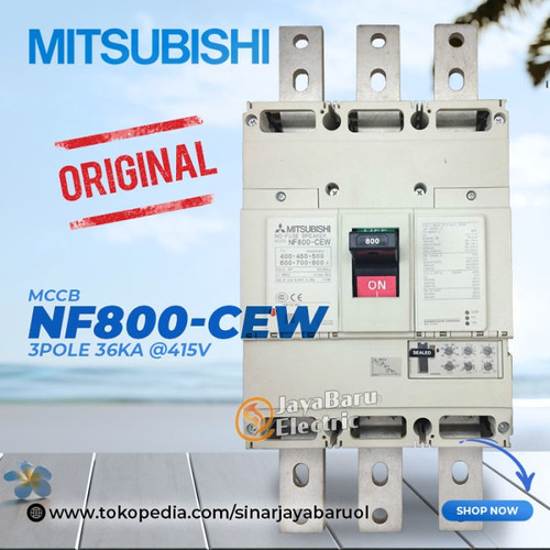 [EZM.5800201] MCCB NFB Mitsubishi NF800-CEW NF800CEW 3P 800A