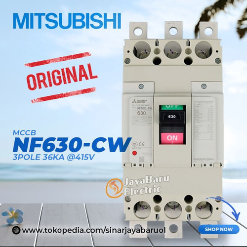 [EZM.5800203] MCCB NFB MITSUBISHI NF630-CW NF630CW 3P 500A 600A 630A