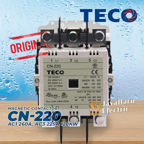[EZM.5800210] Kontaktor Contactor TECO CN-220 CN220 110V 220V 380V