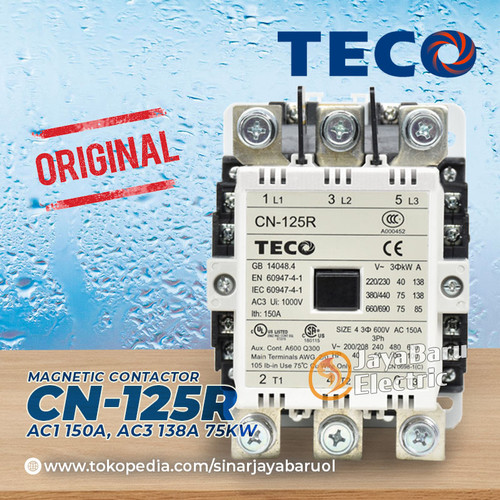 [EZM.5800255] Kontaktor Contactor TECO CN-125 CN-125R CN125 CN125R 110V 220V 380V