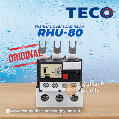 [EZM.5800264] Thermal Overload Relay TECO RHU-80 RHU-80K RHU80 RHU80K